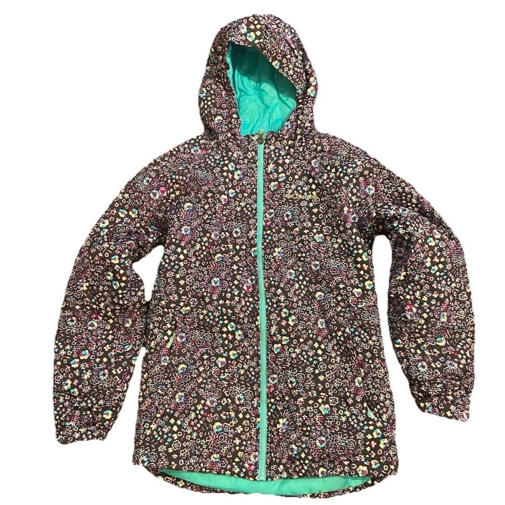 Columbia Magic Mile Insulated Hooded Snow Jacket Zip Coat Women’s/ Girls Large